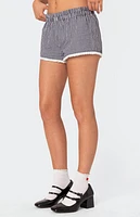 Edikted Kyra Gingham Shorts
