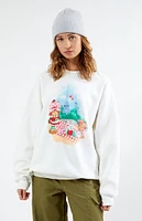 Strawberry Shortcake Eiffel Tower Picnic Crew Neck Sweatshirt