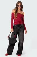 Edikted Baldwin Off Shoulder Top