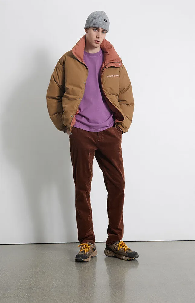 Brown Slim Chino Pants