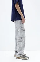 PacSun Gray Baggy Cargo Jeans