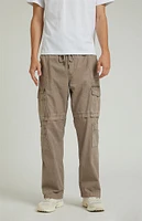 PacSun Taupe Ripstop Baggy Cargo Pants