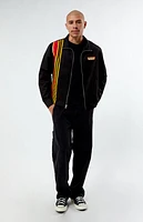 Pacsun Black Nylon Racing Jacket