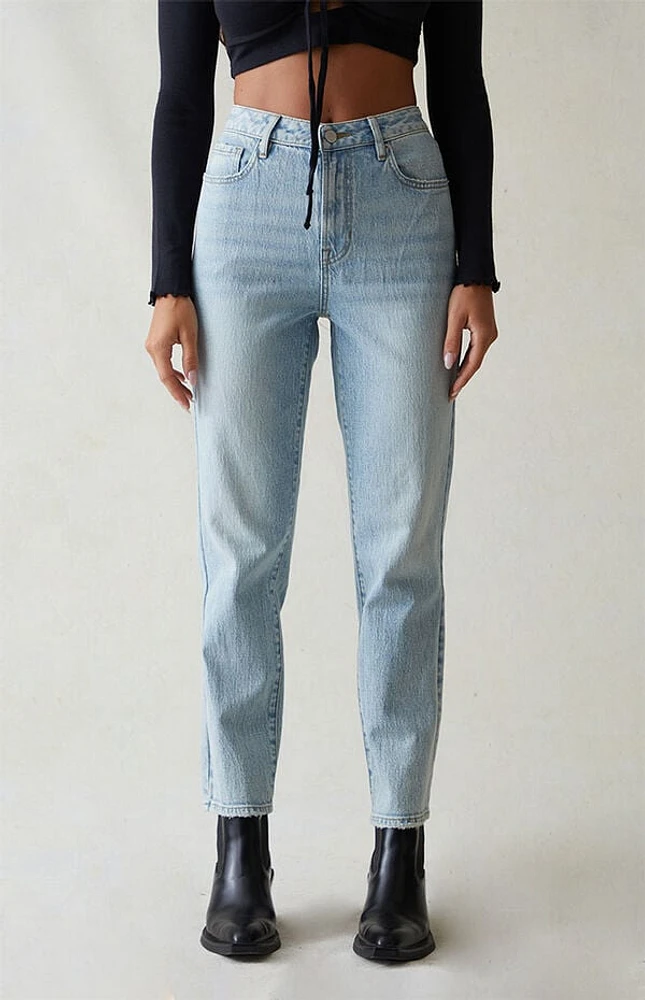 Pacsun Eco Stretch Light Indigo Curve Straight Leg Jeans