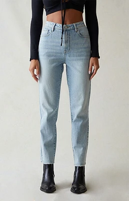 Pacsun Eco Stretch Light Indigo Curve Straight Leg Jeans