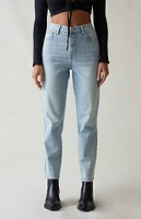 PacSun Eco Stretch Light Indigo Curve Straight Leg Jeans