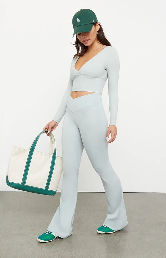 PAC 1980 WHISPER Active Crossover Flare Yoga Pants