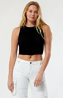 LA Hearts Phoebe Knit High Neck Tank Top