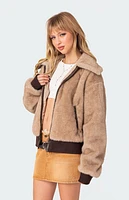 Edikted Ashton Faux Fur Jacket