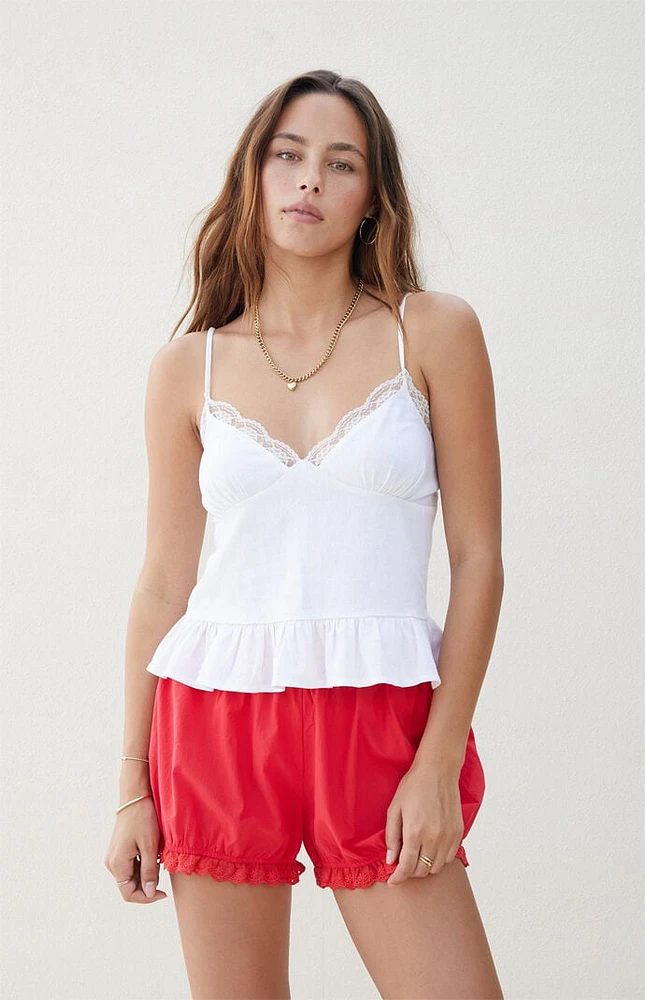 Beverly and Beck Bloomer Eyelet Shorts