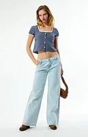 Rhythm Sadie Short Sleeve Top