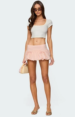 Edikted Margo Bubble Mini Skort