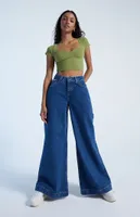 The Ragged Priest Organic Sweeper Wide Leg Jeans