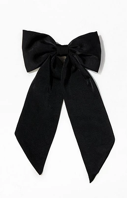 LA Hearts Medium Satin Bow Barrette