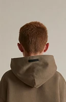 Fear of God Essentials Kids Military Heavy Fleece Hoodie