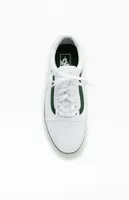 Vans White & Green Old Skool Stackform Sneakers