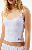 Barbie Bow Printed Lounge Tank Top