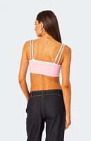 Edikted Gracie Layered Bra Top