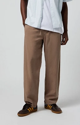 PacSun Brown Linen Pants