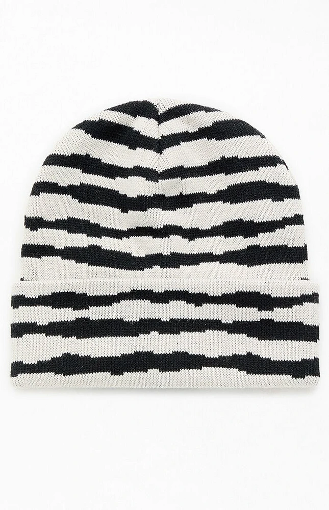 Coney Island Picnic Intarsia Fold-Over Beanie