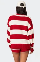 Edikted Riley Oversized Striped Sweater