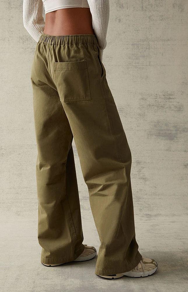 PacSun Soft Twill Pull-On Pants