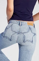 Pacsun Jade Low Rise Star Bootcut Jeans
