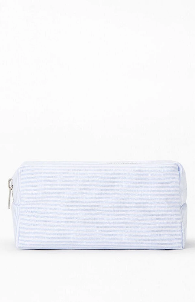 John Galt Striped Cosmetic Bag