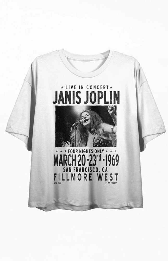 Janis Joplin Cropped T-Shirt