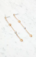 LA Hearts Delicate Star Drop Earrings