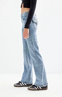 PacSun Stretch Medium Indigo Low Rise Bootcut Jeans