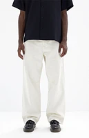 Pacsun Cream Baggy Clover Jeans