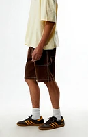 Rhythm Brown Canvas Carpenter Shorts