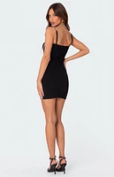 Edikted Dorothy Rhinestone Mini Dress