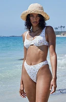 Pacsun Floral Nessa Ribbed High Waisted Bikini Bottom