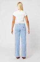 ABRAND Kendall 99 Low Rise Wide Leg Jeans