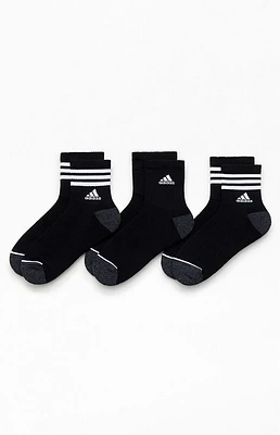 adidas 3 Pack High Quarter Socks