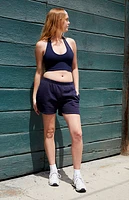John Galt Navy Alexis Halter Top