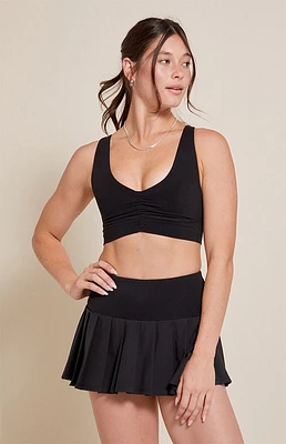 PAC 1980 WHISPER Active Dropped Waist Pleated Mini Skort