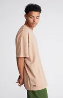 Brown Oversized Terry T-Shirt