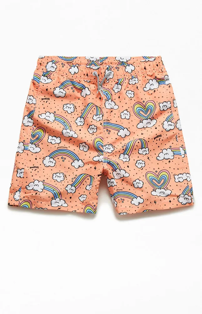 Boardies Kids Rainbows & Unicorns 15.5" Swim Trunks