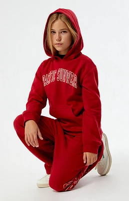 PacSun Kids Red Pacific Sunwear Hoodie