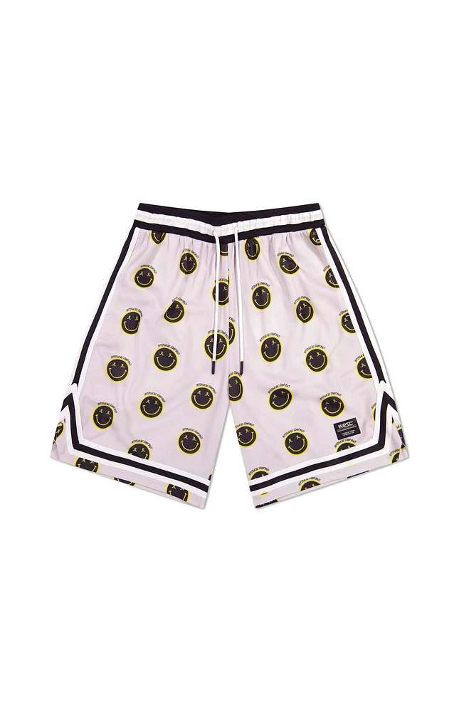 WeSC America Inc Happy AOP Basketball Shorts