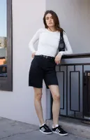 John Galt White Tori Thermal Long Sleeve Top