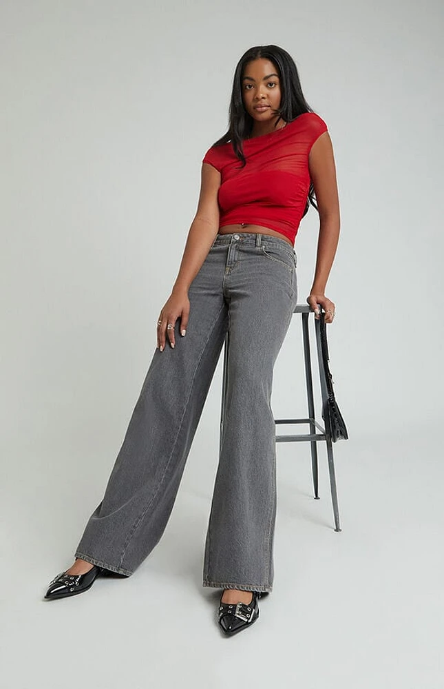 Pacsun Casey Gray Low Rise Baggy Jeans