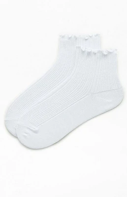 John Galt Ruffle Ankle Socks