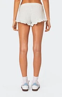 Edikted Randi Ruffled Micro Shorts