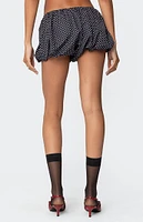 Edikted Liz Polka Dot Bubble Shorts