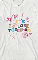 Kids Minecraft Lets Explore T-Shirt