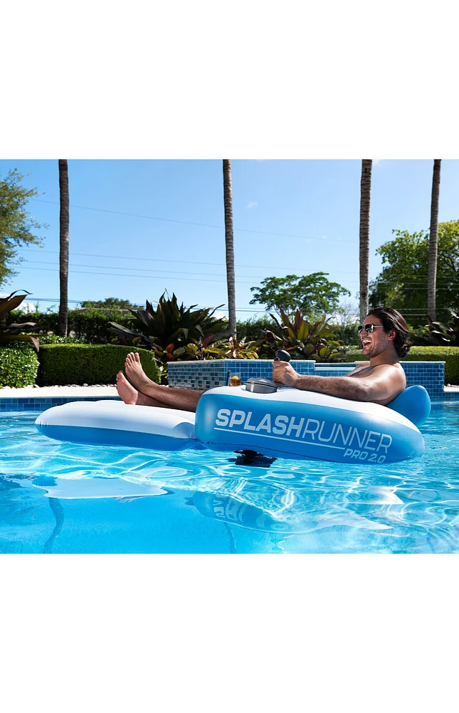 PoolCandy Splash Runner Pro 2.0 12V Motorized Luxury Pool Lounger